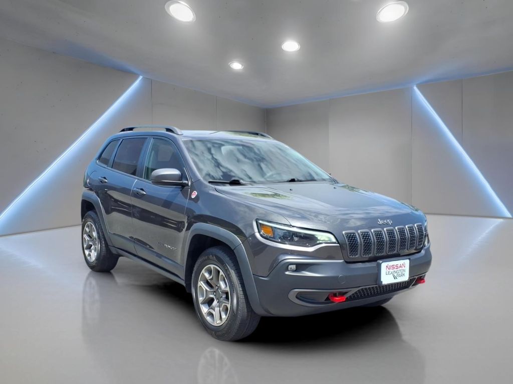 Crystal Metallic 2020 Jeep Cherokee Trailhawk 4WD SUV / Crossover Four-Wheel Drive 9-Speed Automatic