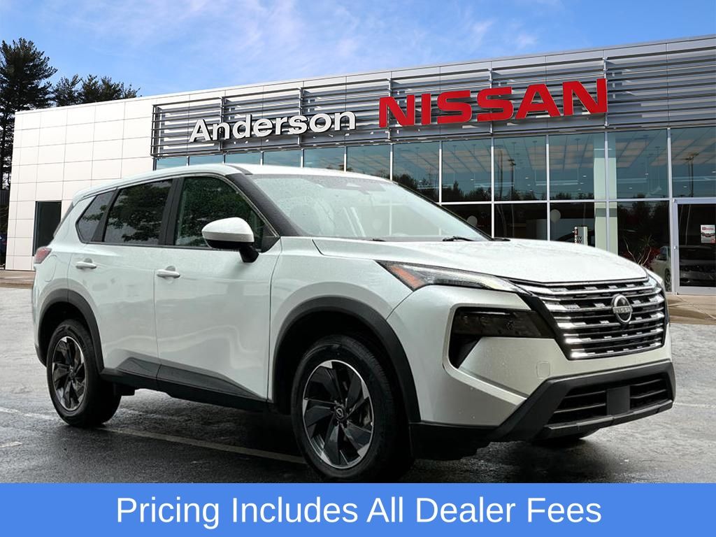 Everest White Pearl 2024 Nissan Rogue SUV / Crossover All-Wheel Drive Continuously Variable Transmission