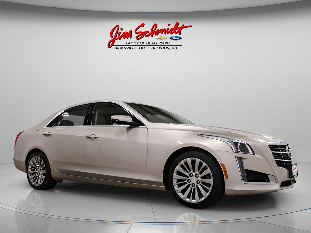 Radiant Silver Metallic 2014 Cadillac CTS 2.0T Luxury AWD Sedan All-Wheel Drive 6-Speed Automatic