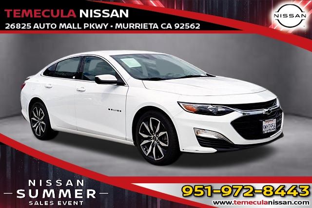 Summit White 2025 Chevrolet Malibu Sedan Front-Wheel Drive Continuously Variable Transmission