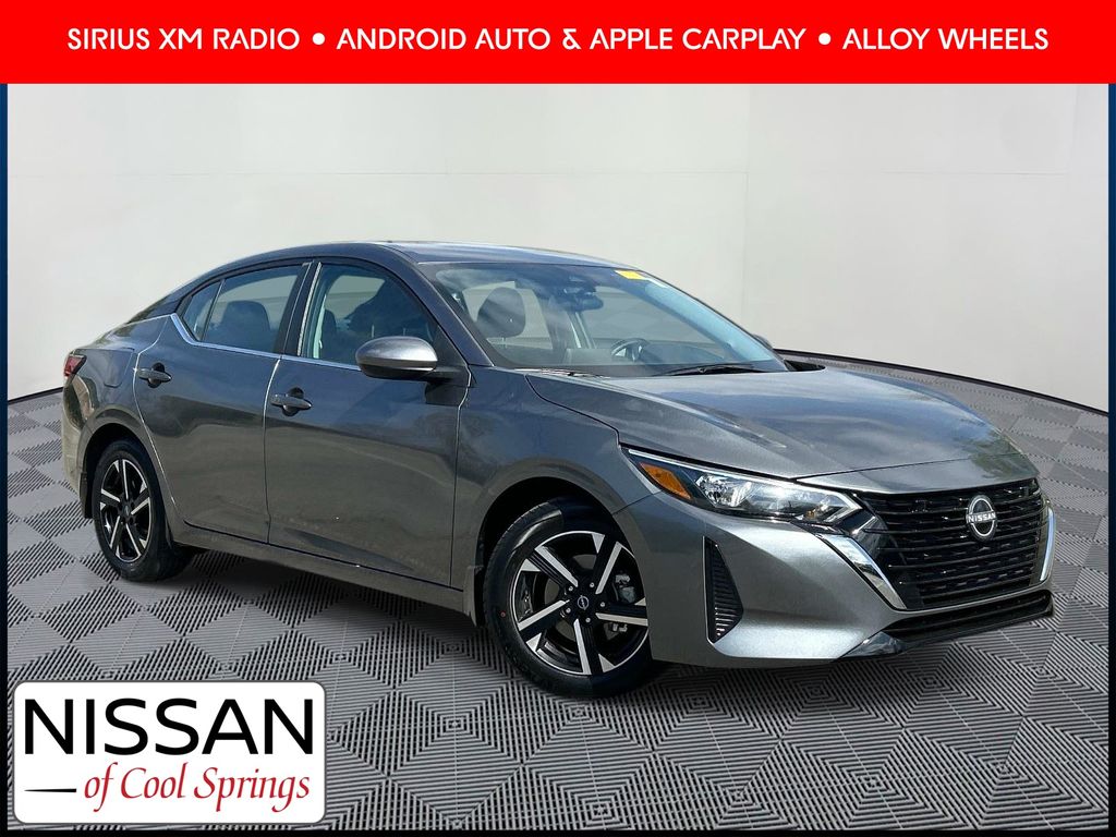 Gray (Gun Metallic) 2024 Nissan Sentra Sedan Front-Wheel Drive Continuously Variable Transmission