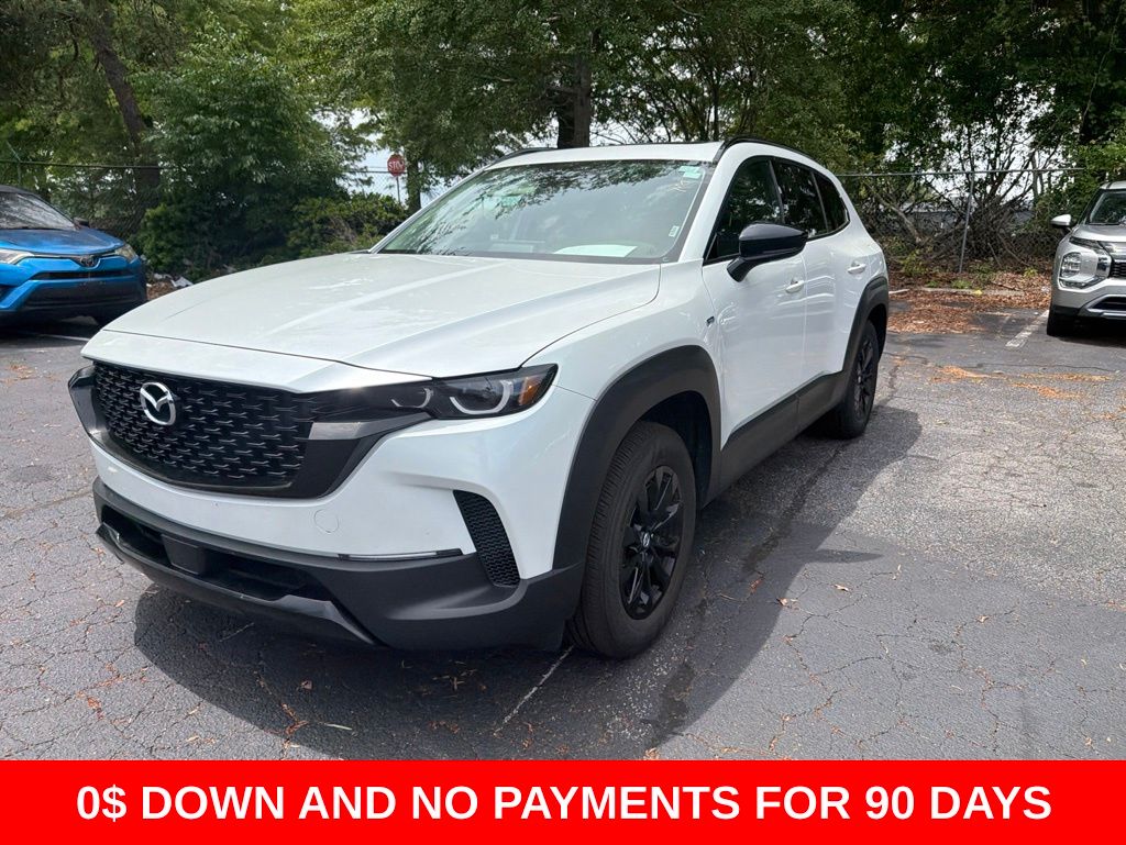 White (Wind Chill Pearl) 2025 Mazda CX-50 Hybrid Premium AWD SUV / Crossover All-Wheel Drive Continuously Variable Transmission