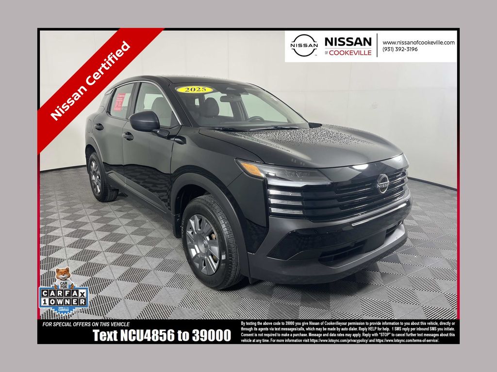 Super Black 2025 Nissan Kicks SUV / Crossover Front-Wheel Drive Continuously Variable Transmission