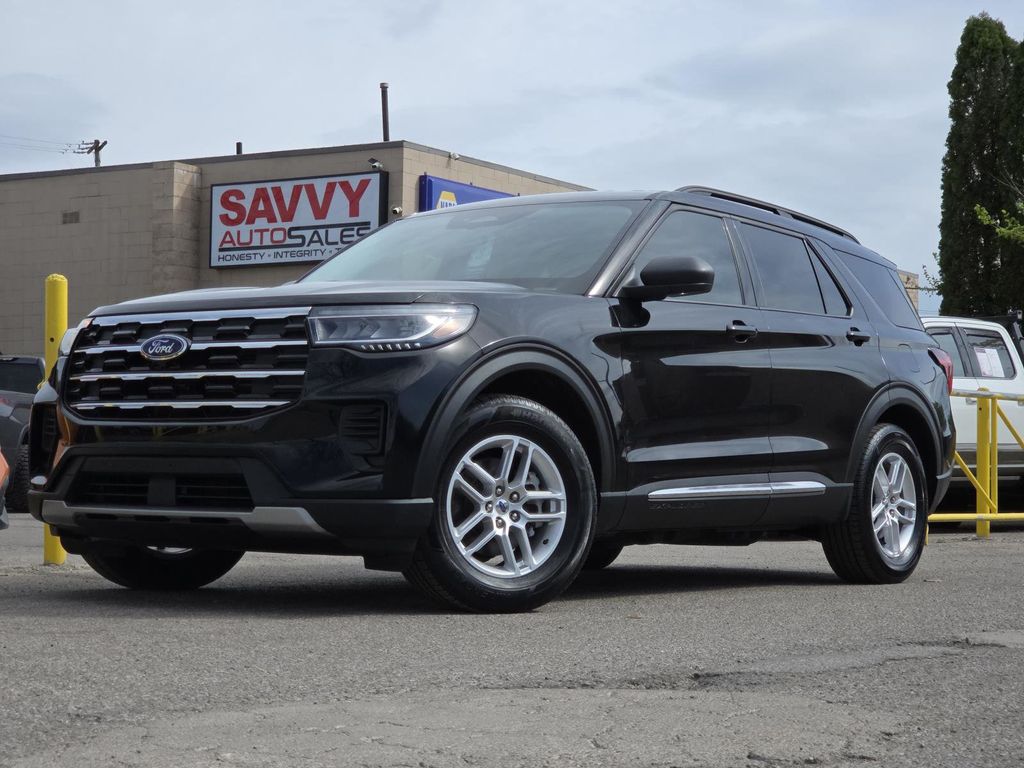 Black Metallic 2025 Ford Explorer Active RWD SUV / Crossover Rear-Wheel Drive Automatic