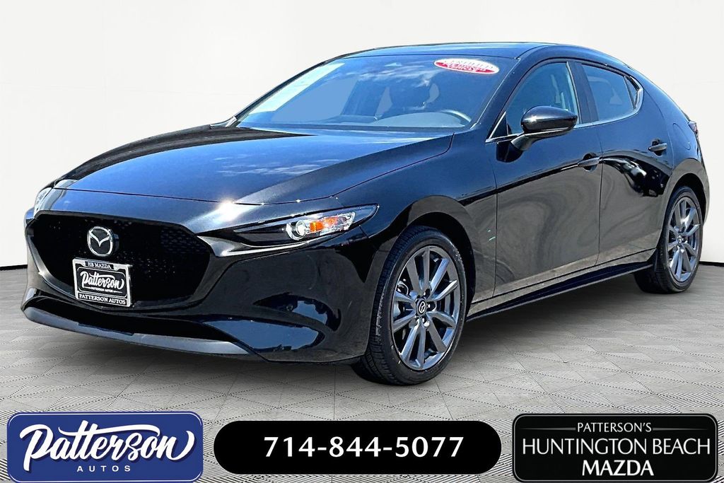 Jet Black Mica 2026 Mazda MAZDA3 Hatchback Front-Wheel Drive 6-Speed Automatic