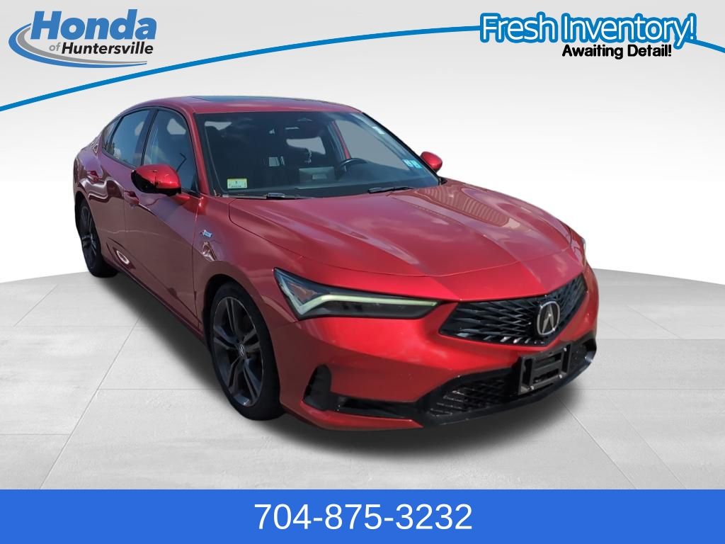 Red 2023 Acura Integra FWD with A-SPEC Package Sedan Front-Wheel Drive Continuously Variable Transmission
