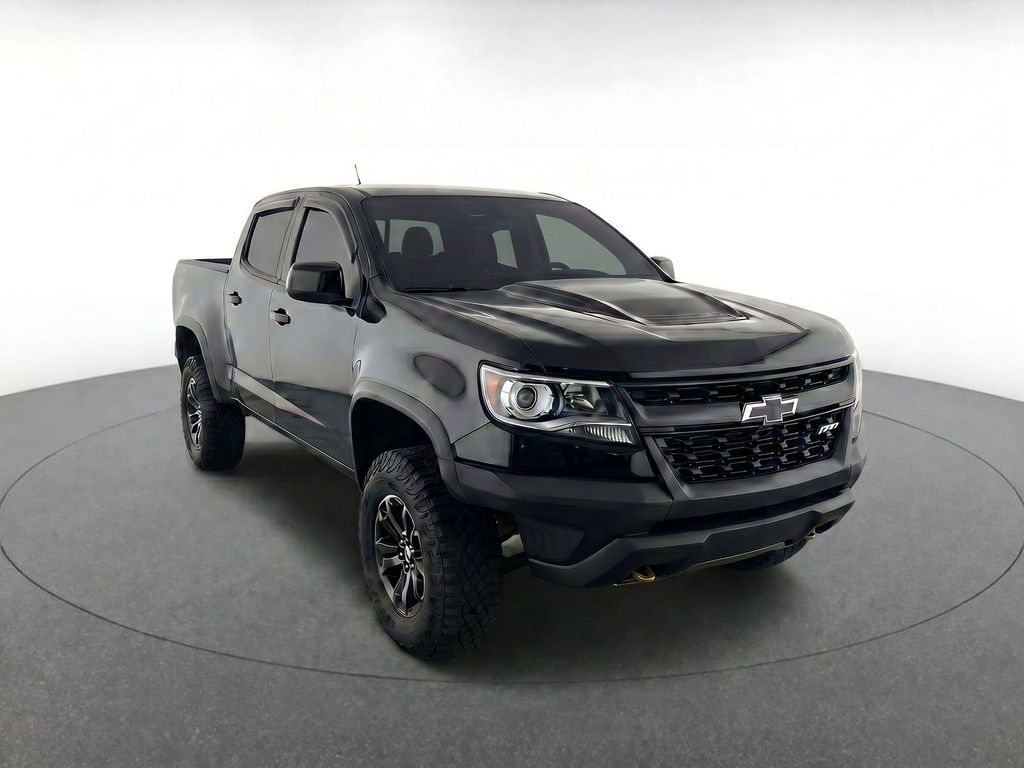 Black 2019 Chevrolet Colorado ZR2 Crew Cab 4WD Pickup Truck Four-Wheel Drive 8-Speed Automatic