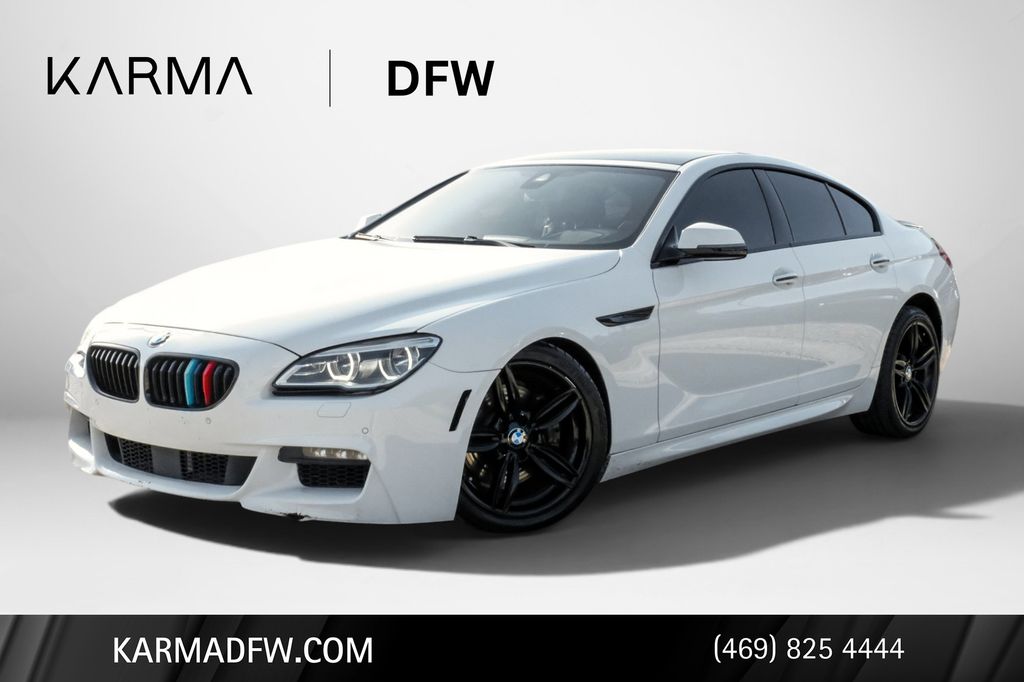Alpine White 2018 BMW 6 Series Sedan Rear-Wheel Drive 8-Speed Automatic