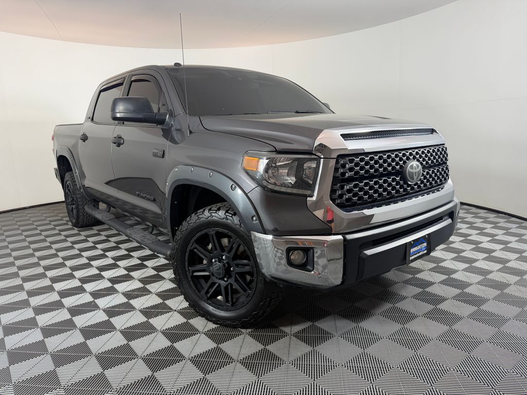 Magnetic Gray Metallic 2018 Toyota Tundra Pickup Truck Four-Wheel Drive 6-Speed Automatic Overdrive
