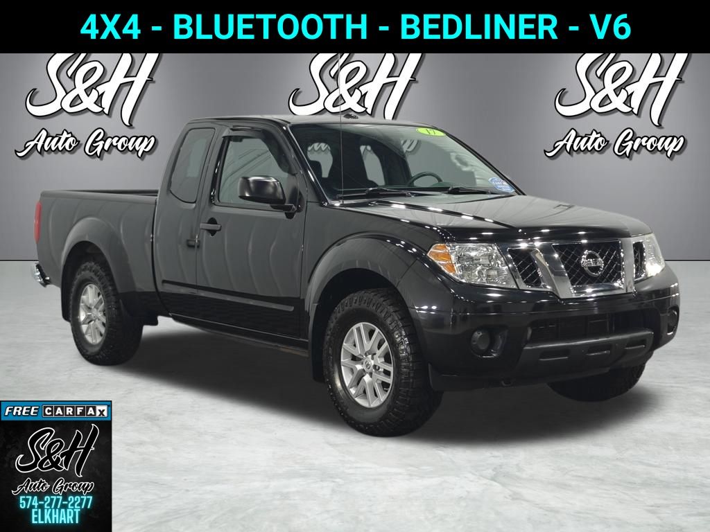 Gray (Magnetic Black) 2017 Nissan Frontier Pickup Truck Four-Wheel Drive 5-Speed Automatic Overdrive