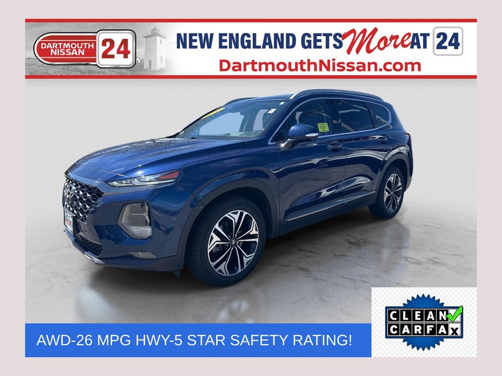 Blue (Stormy Sea) 2020 Hyundai Santa Fe 2.0T Limited AWD SUV / Crossover All-Wheel Drive 8-Speed Automatic