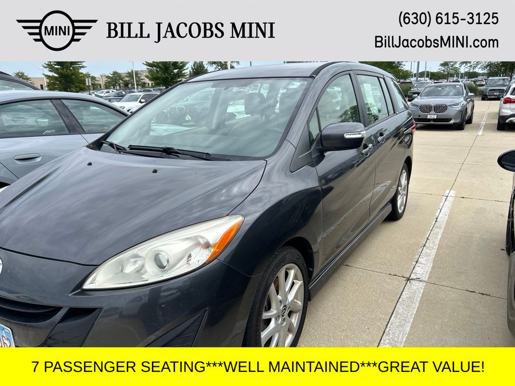 Meteor Gray Mica 2015 Mazda MAZDA5 Minivan Front-Wheel Drive 5-Speed Automatic Overdrive