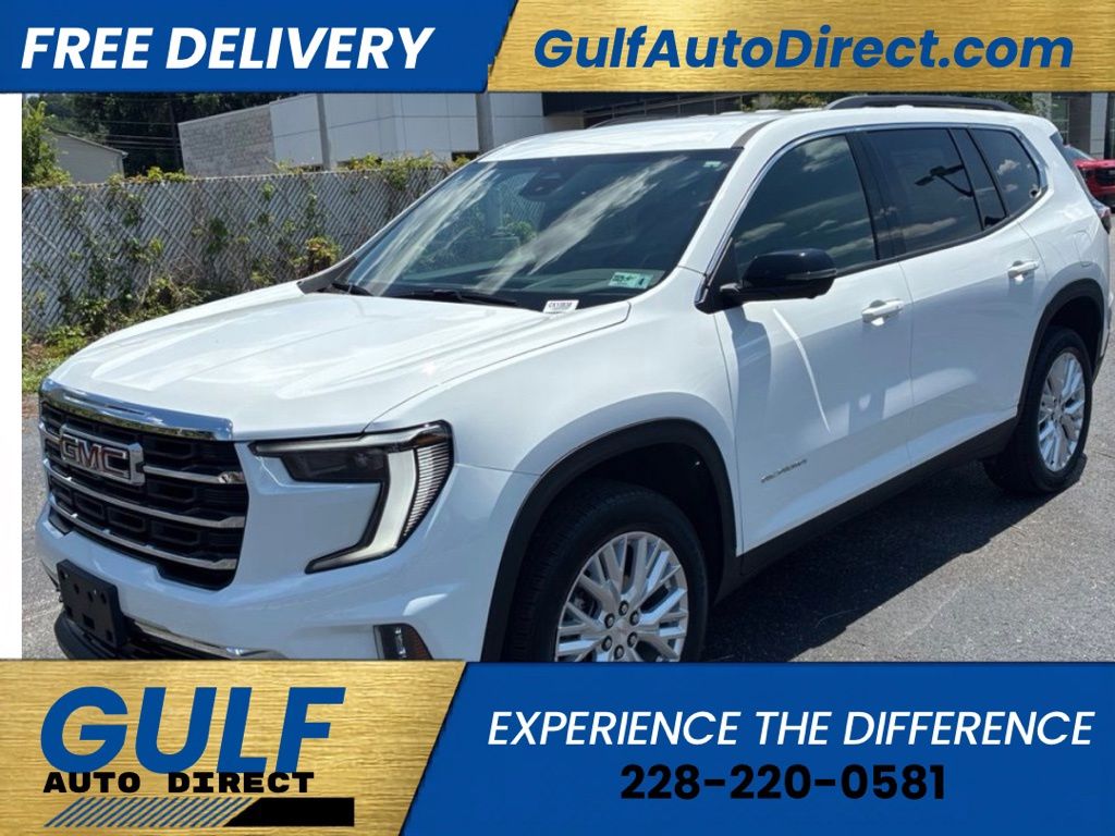 Summit White 2026 GMC Acadia SUV / Crossover Four-Wheel Drive 8-Speed Automatic