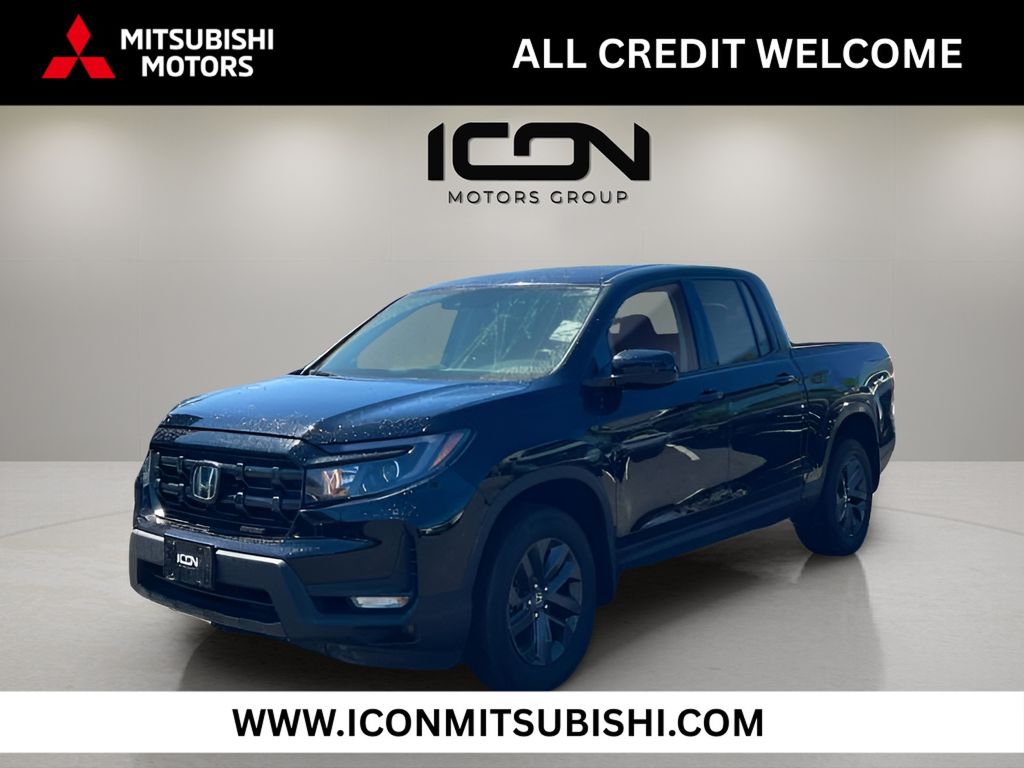 Crystal Black Pearl 2024 Honda Ridgeline RTL AWD Pickup Truck All-Wheel Drive Automatic