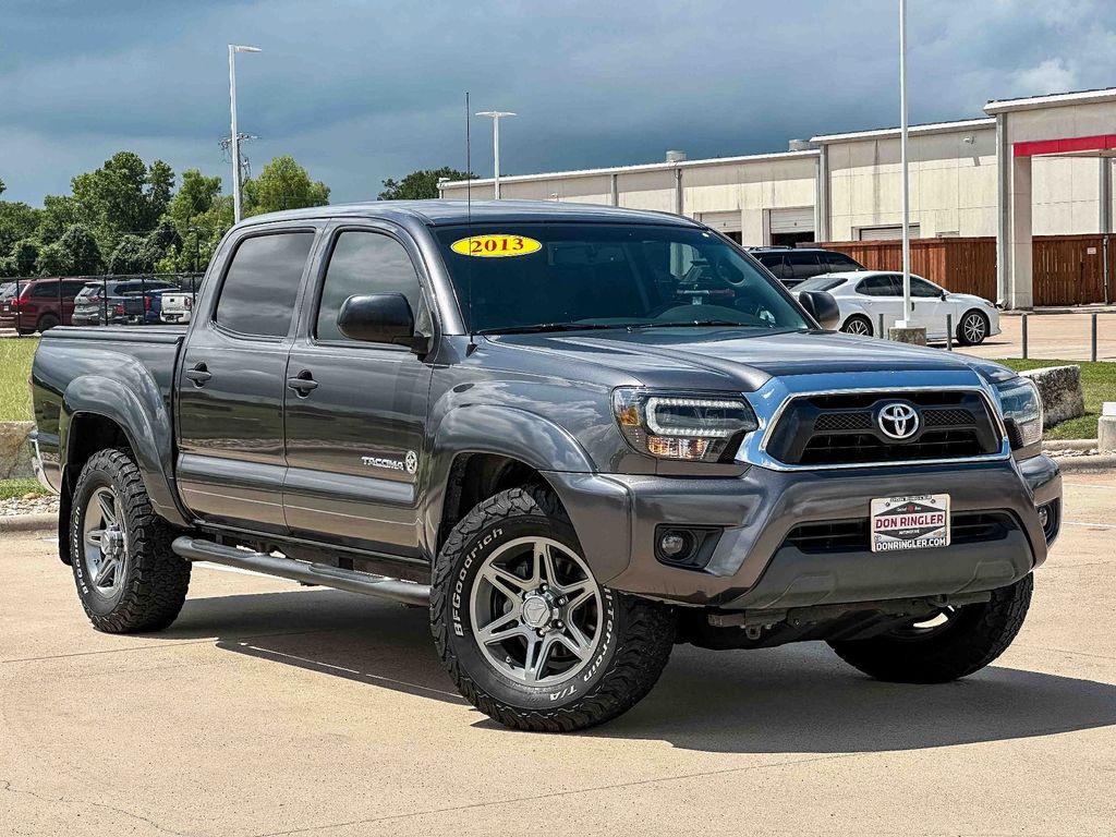 Magnetic Gray Metallic 2013 Toyota Tacoma PreRunner Double Cab V6 SB Pickup Truck 4X2 5-Speed Automatic Overdrive