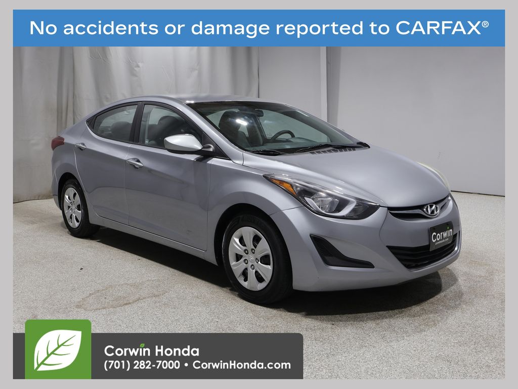 Shale Gray Metallic 2016 Hyundai Elantra Sedan Front-Wheel Drive 6-Speed Automatic
