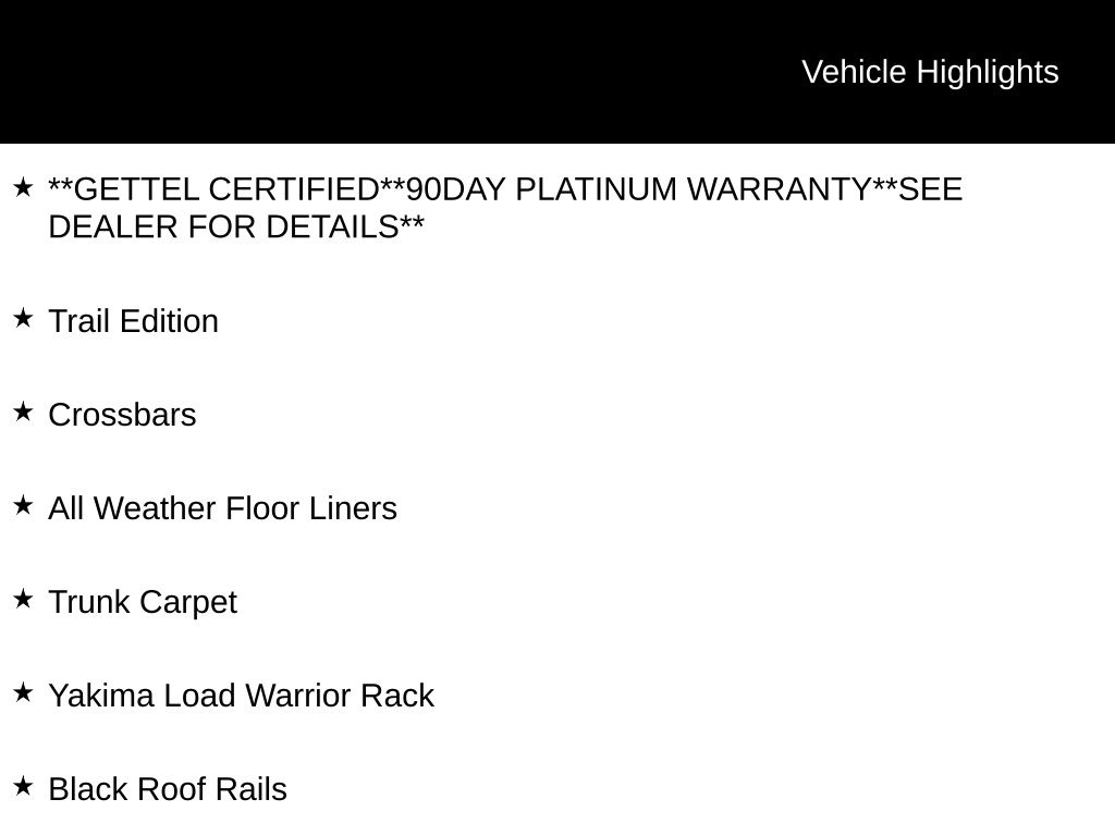 Used 2022 Black Toyota Trail image 2