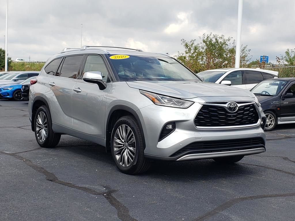 Celestial Silver Metallic 2020 Toyota Highlander SUV / Crossover All-Wheel Drive 8-Speed Automatic