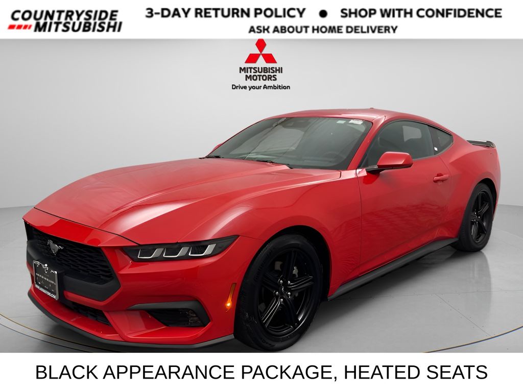 Race Red 2024 Ford Mustang EcoBoost Fastback RWD Coupe Rear-Wheel Drive Automatic