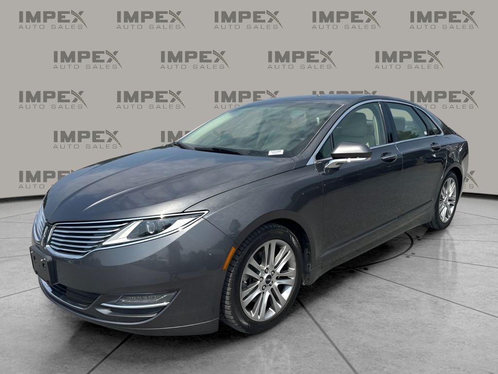 Gray (Magnetic Metallic) 2015 Lincoln MKZ Sedan Front-Wheel Drive 6-Speed Automatic
