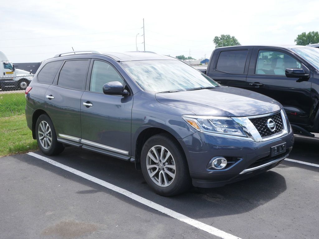 Gray (Dark Slate) 2014 Nissan Pathfinder SL 4WD SUV / Crossover Four-Wheel Drive Continuously Variable Transmission