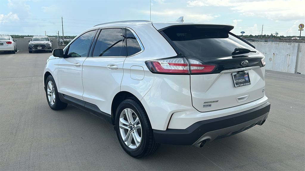 2019 Ford Edge SEL White at DeMontrond Gulf Freeway