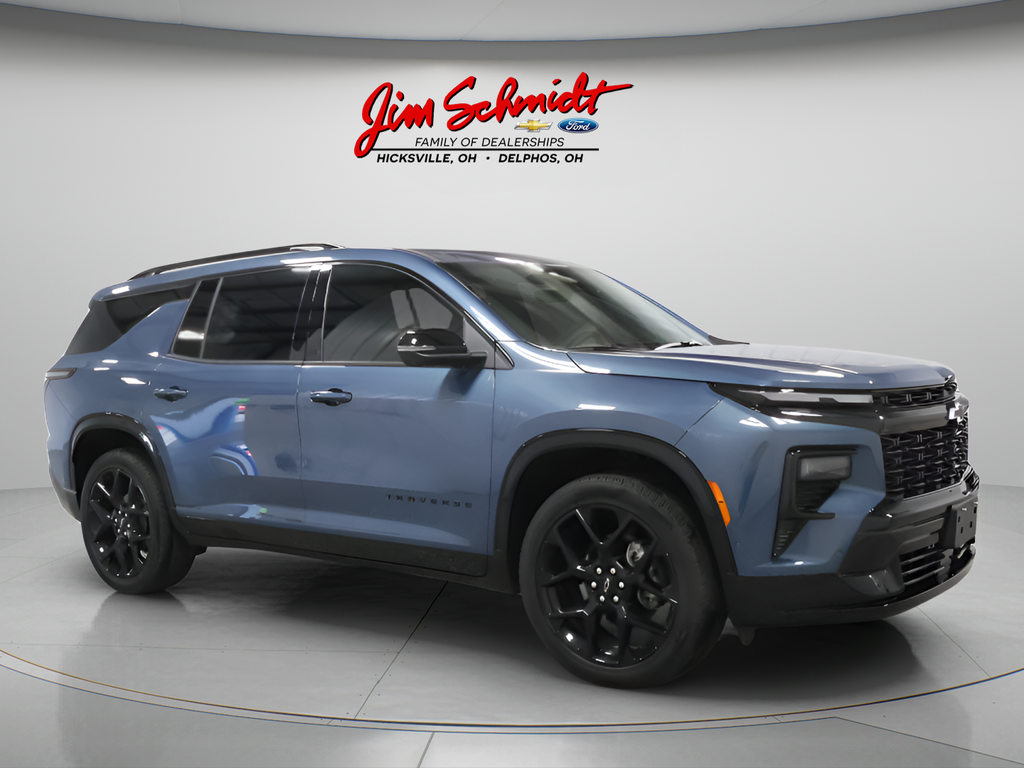 Lakeshore Blue Metallic 2025 Chevrolet Traverse SUV / Crossover Four-Wheel Drive 8-Speed Automatic