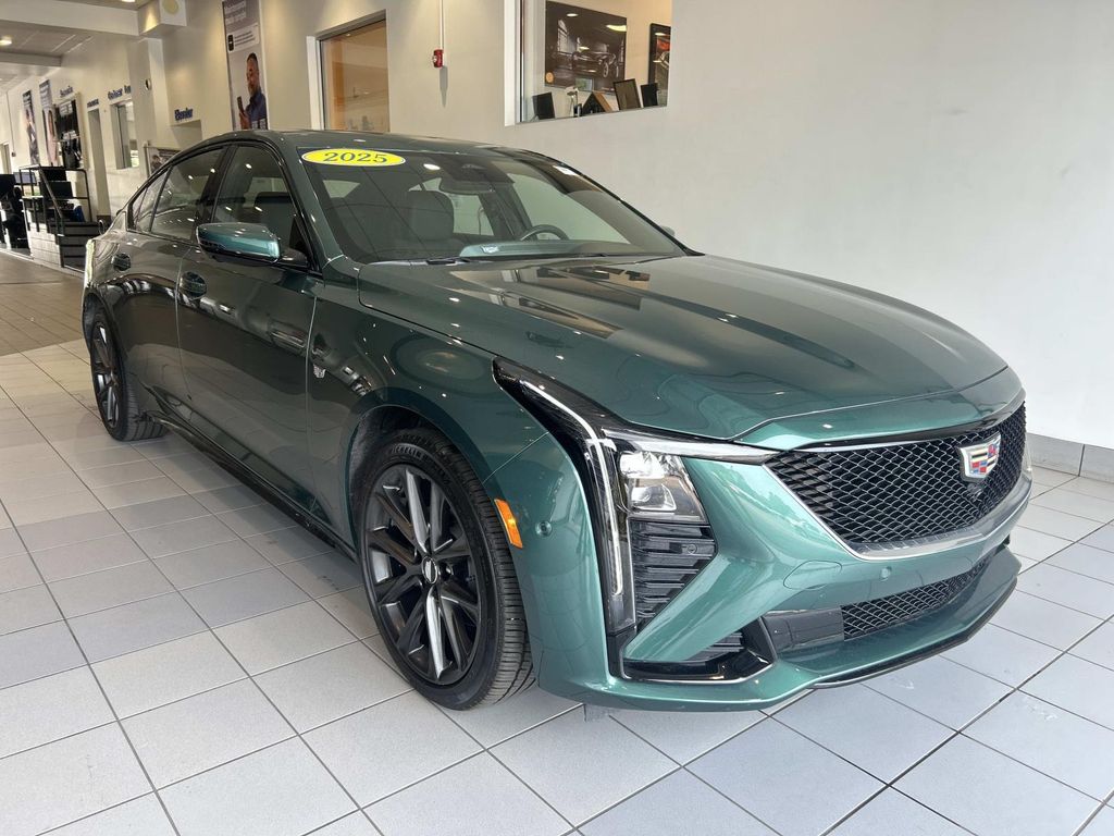 Typhoon Metallic 2025 Cadillac CT5 Sedan All-Wheel Drive Automatic