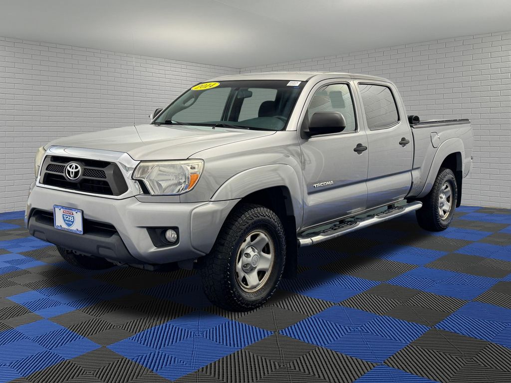 Silver Sky Metallic 2014 Toyota Tacoma Pickup Truck Four-Wheel Drive 5-Speed Automatic