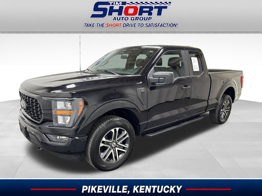 Black Metallic 2023 Ford F-150 Pickup Truck Four-Wheel Drive Automatic
