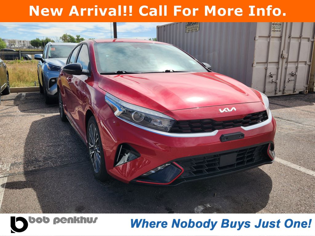 Currant Red 2024 Kia Forte GT-Line FWD Sedan Front-Wheel Drive Continuously Variable Transmission