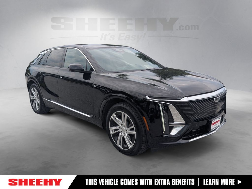 Stellar Black Metallic 2024 Cadillac LYRIQ SUV / Crossover All-Wheel Drive 1-Speed Automatic
