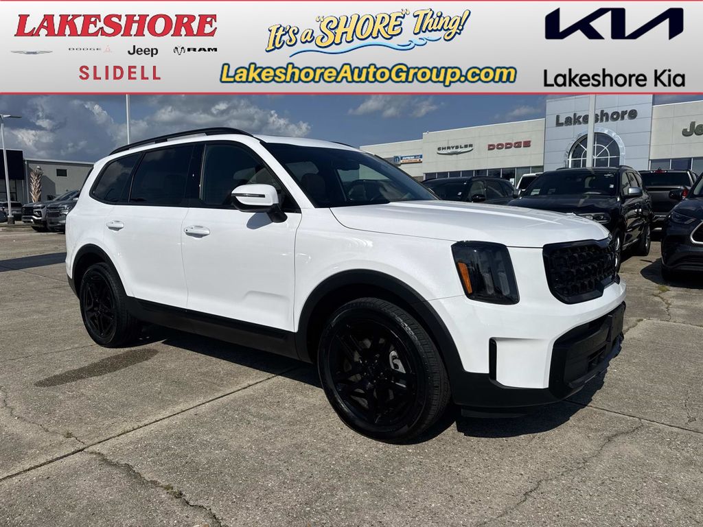 Glacial White Pearl 2025 Kia Telluride SUV / Crossover All-Wheel Drive 8-Speed Automatic
