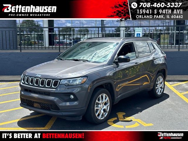 Gray Metallic 2024 Jeep Compass SUV / Crossover Four-Wheel Drive 8-Speed Automatic