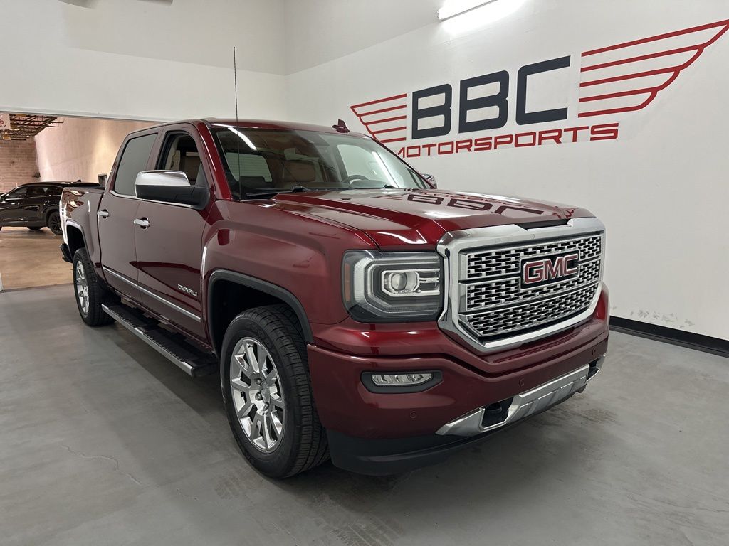 Crimson Red Tintcoat 2017 GMC Sierra 1500 Denali Crew Cab Pickup Truck 4X2 8-Speed Automatic Overdrive