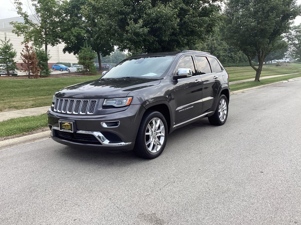 Gray (Granite Crystal Metallic Clearcoat) 2014 Jeep Grand Cherokee SUV / Crossover Four-Wheel Drive 8-Speed Automatic