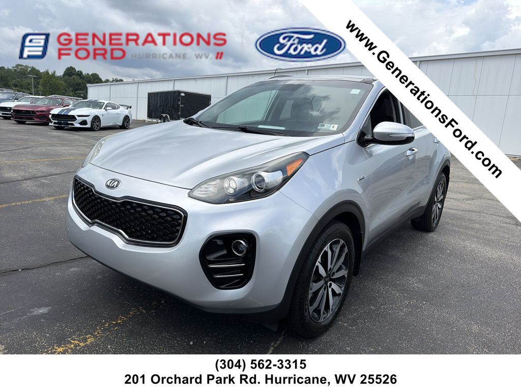 Sparkling Silver 2017 Kia Sportage SUV / Crossover All-Wheel Drive 6-Speed Automatic