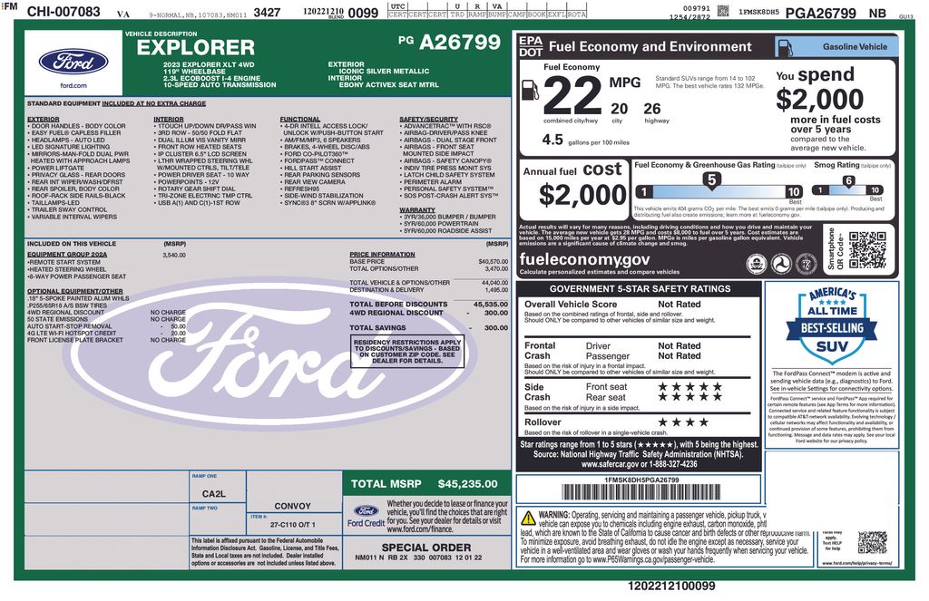 Used 2023 Ford Explorer SUV