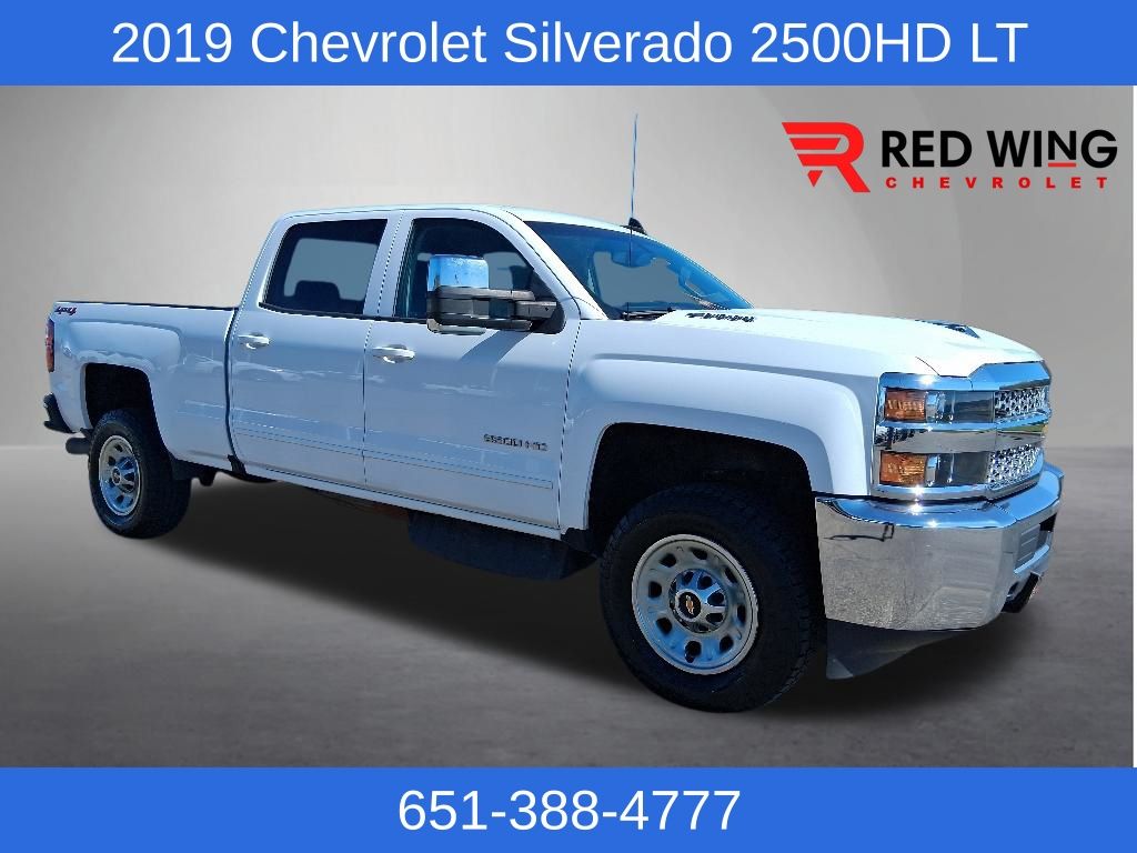 Summit White 2019 Chevrolet Silverado 2500HD Pickup Truck Four-Wheel Drive 6-Speed Automatic