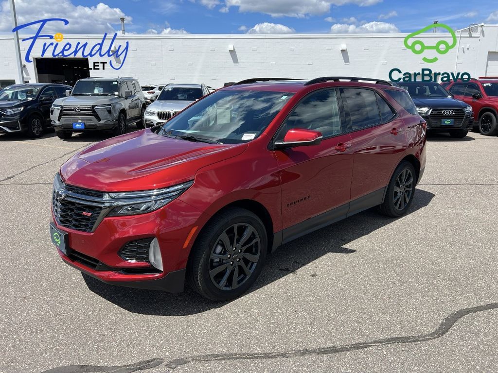 Radiant Red Tintcoat 2023 Chevrolet Equinox SUV / Crossover Four-Wheel Drive 6-Speed Automatic Overdrive