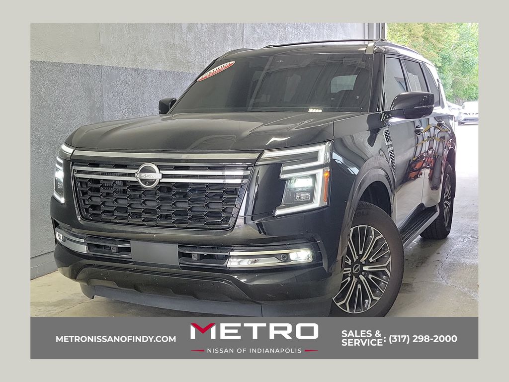 Super Black 2025 Nissan Armada SUV / Crossover Four-Wheel Drive 9-Speed Automatic