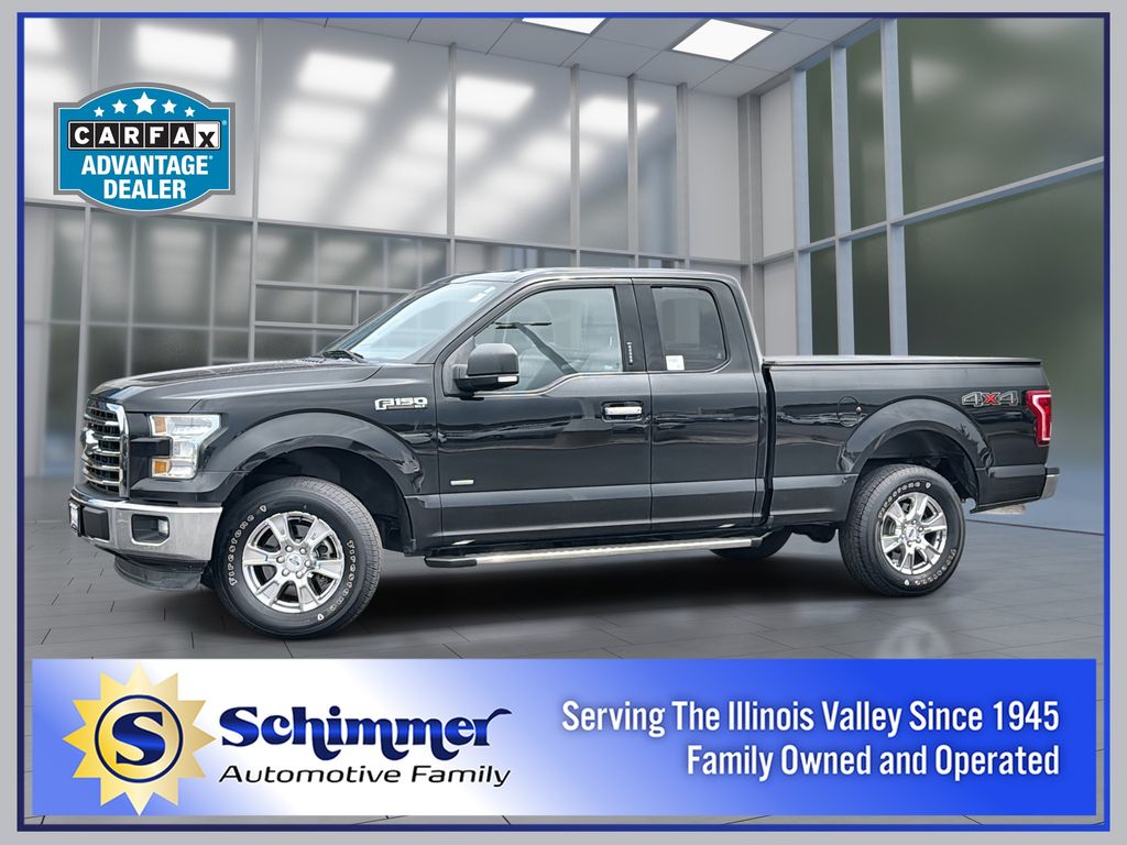 Tuxedo Black Metallic 2015 Ford F-150 Pickup Truck Four-Wheel Drive 6-Speed Automatic