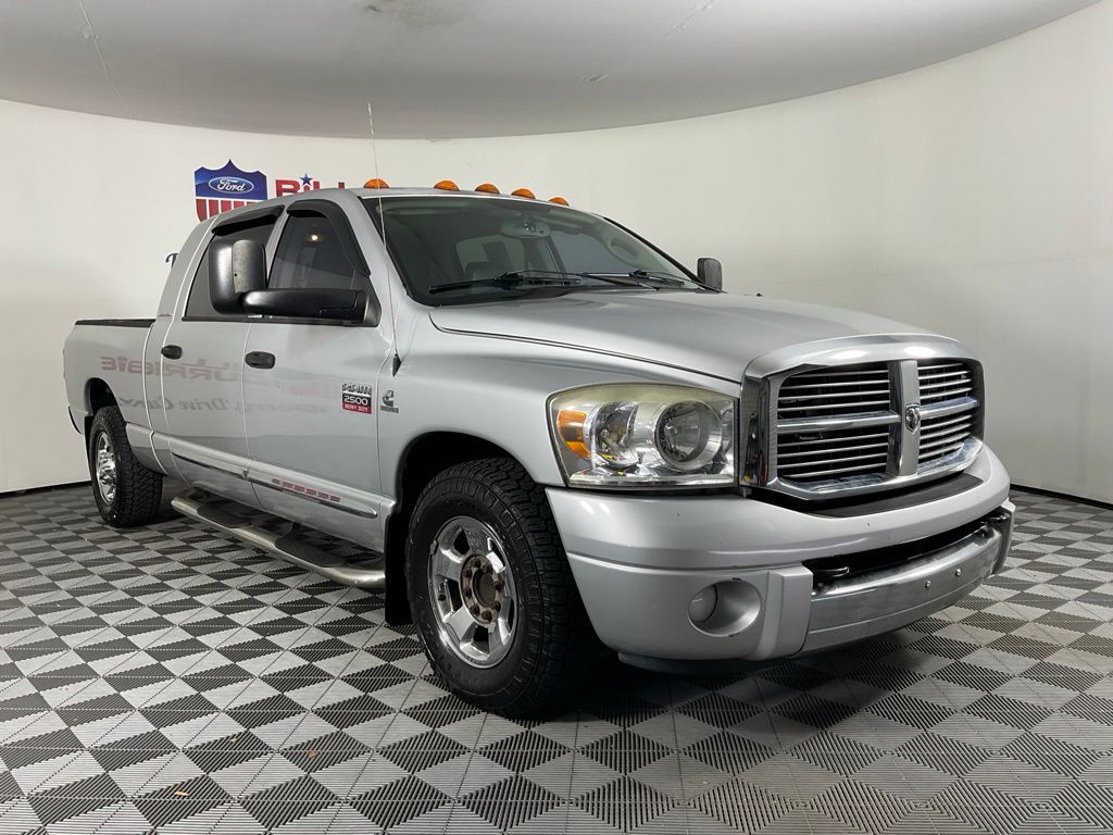 Bright Silver Metallic 2007 Dodge RAM 2500 Pickup Truck 4X2 4-Speed Automatic
