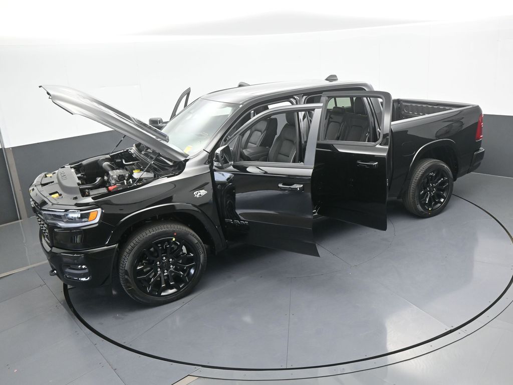 New 2026 Diamond Black Crystal Pearlcoat Ram Limited image 62