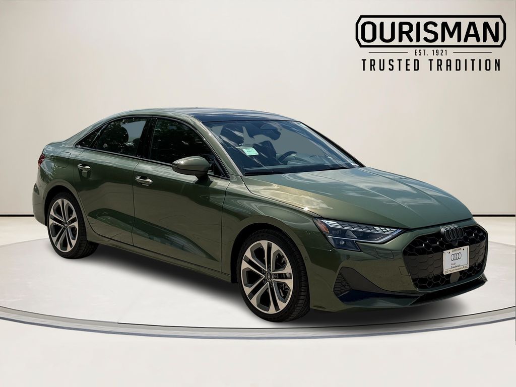 District Green Metallic 2026 Audi A3 Sedan All-Wheel Drive 7-Speed Automatic