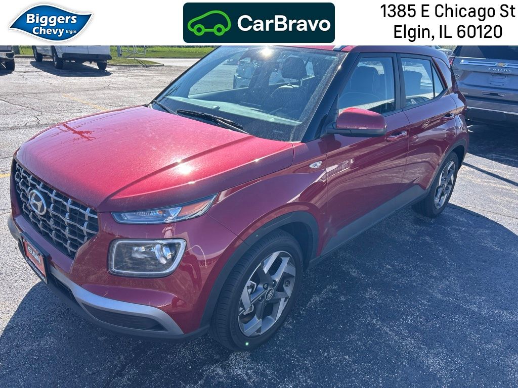 Red 2025 Hyundai Venue SUV / Crossover Front-Wheel Drive Continuously Variable Transmission