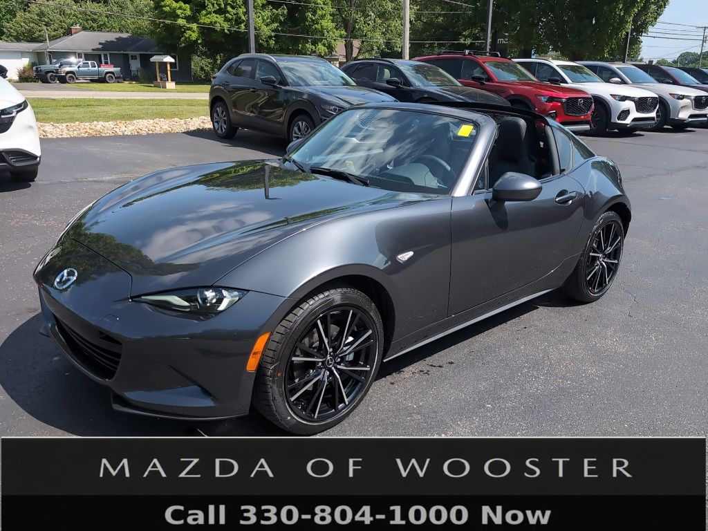 Machine Gray Metallic 2026 Mazda MX-5 Miata Convertible Rear-Wheel Drive 6-Speed Manual