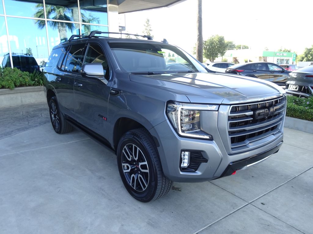 Gray (Satin Steel Metallic) 2021 GMC Yukon SUV / Crossover Four-Wheel Drive 