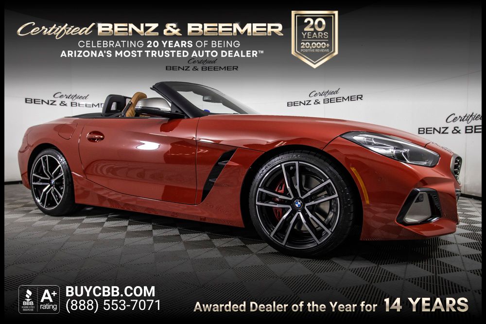 San Francisco Red Metallic 2025 BMW Z4 M40i RWD Convertible Rear-Wheel Drive 8-Speed Automatic