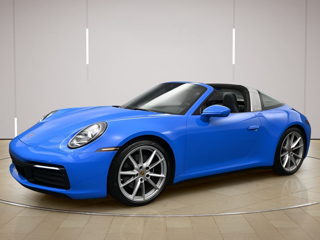 Shark Blue 2022 Porsche 911 Targa 4S Cabriolet AWD Convertible All-Wheel Drive 8-Speed Automatic